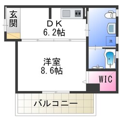 桜レジデンス宿院の物件間取画像